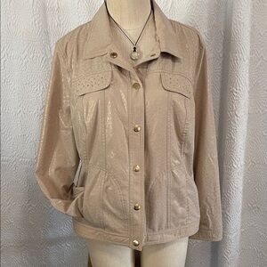 Chico’s Tan Women's Jacket size 2